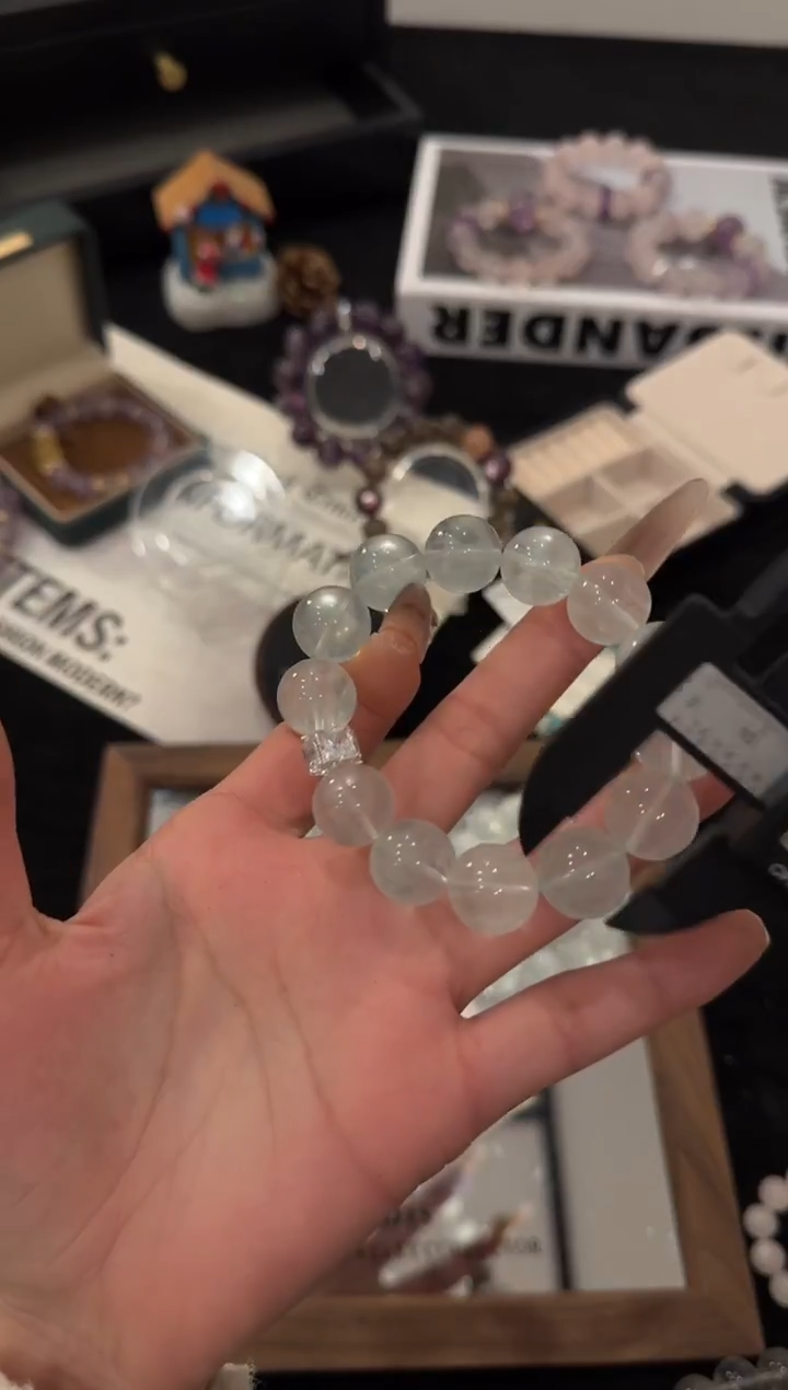 未镶嵌手链水晶绿萤石x3593