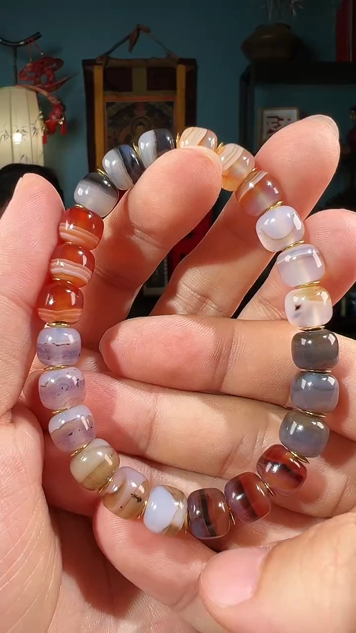 【闪购商品】玛瑙/玉髓手串未镶嵌老珠改