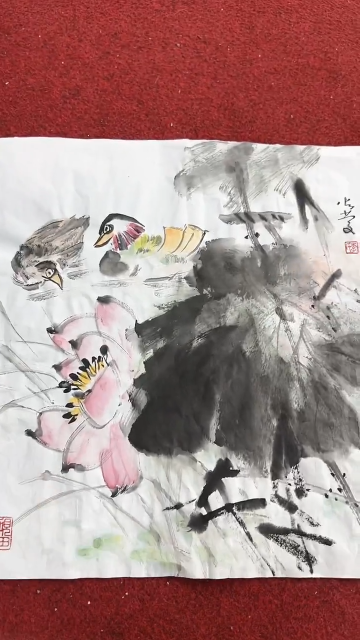 国画李火庆/国画/花鸟