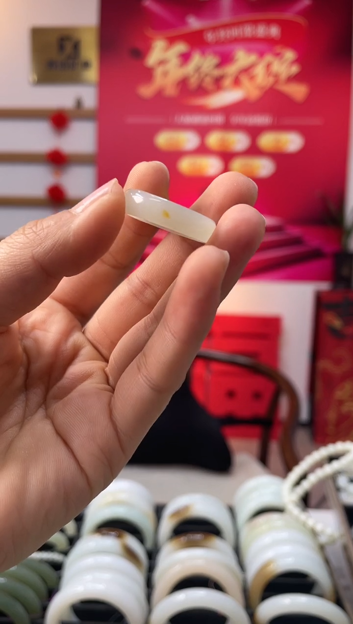 【闪购商品】和田玉戒圈未镶嵌戒圈备注圈口多样性发一件