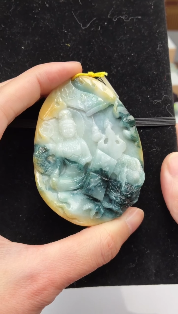颈饰未镶嵌翡翠牌子