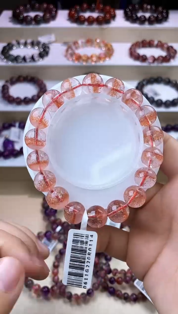【闪购商品】水晶手链未镶嵌芬达金草莓11m+