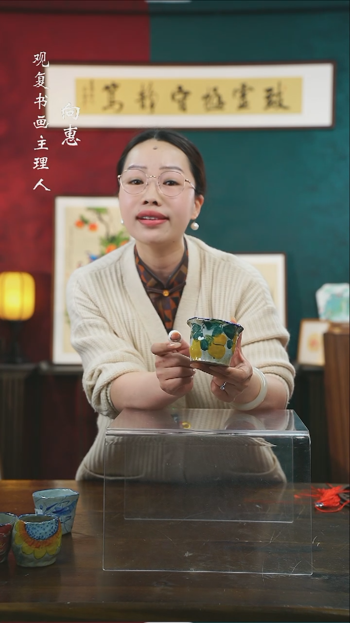 【闪购商品】书法葫芦杯-手绘高温