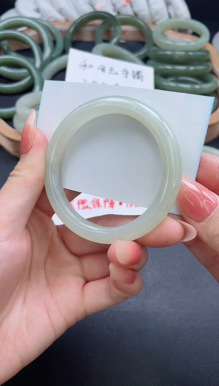 【闪购商品】和田玉手镯未镶嵌9/53.2