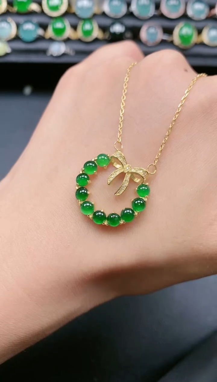 翡翠戒指银S925镶嵌11111