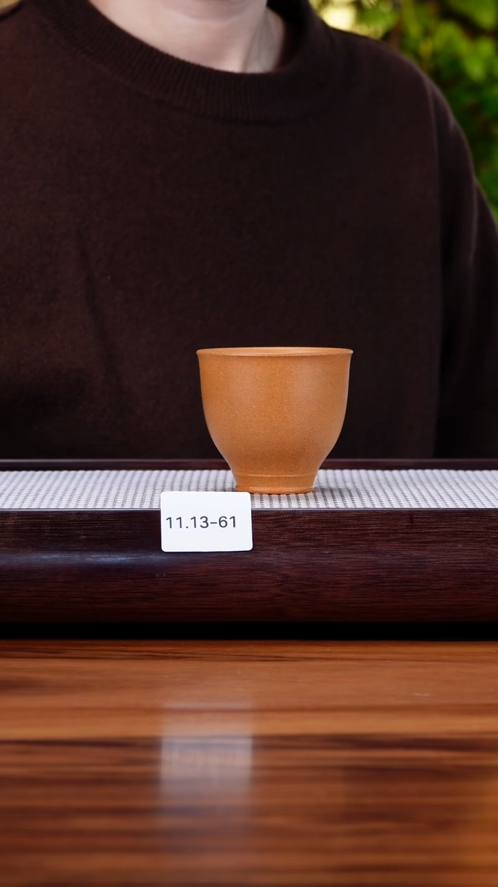 茶壶紫砂11.13-61  黄金段 主人杯