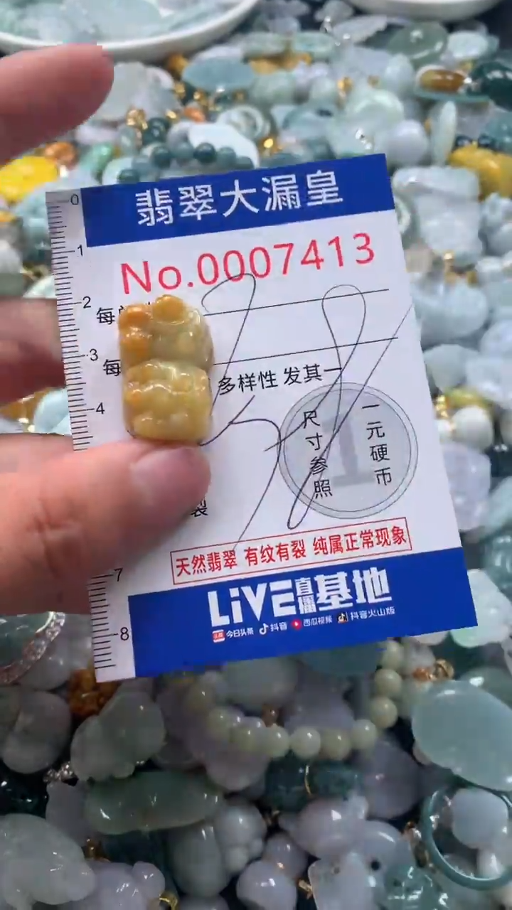 【闪购商品】翡翠吊坠(不含链)未镶嵌7413