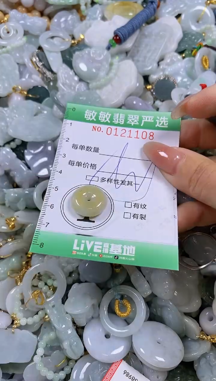 【闪购商品】翡翠颈饰未镶嵌闪购0121108多样性发其一