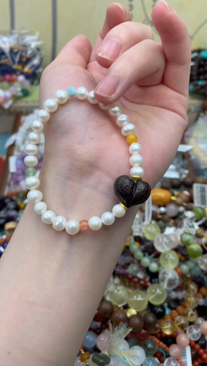 未镶嵌手绳淡水珍珠375