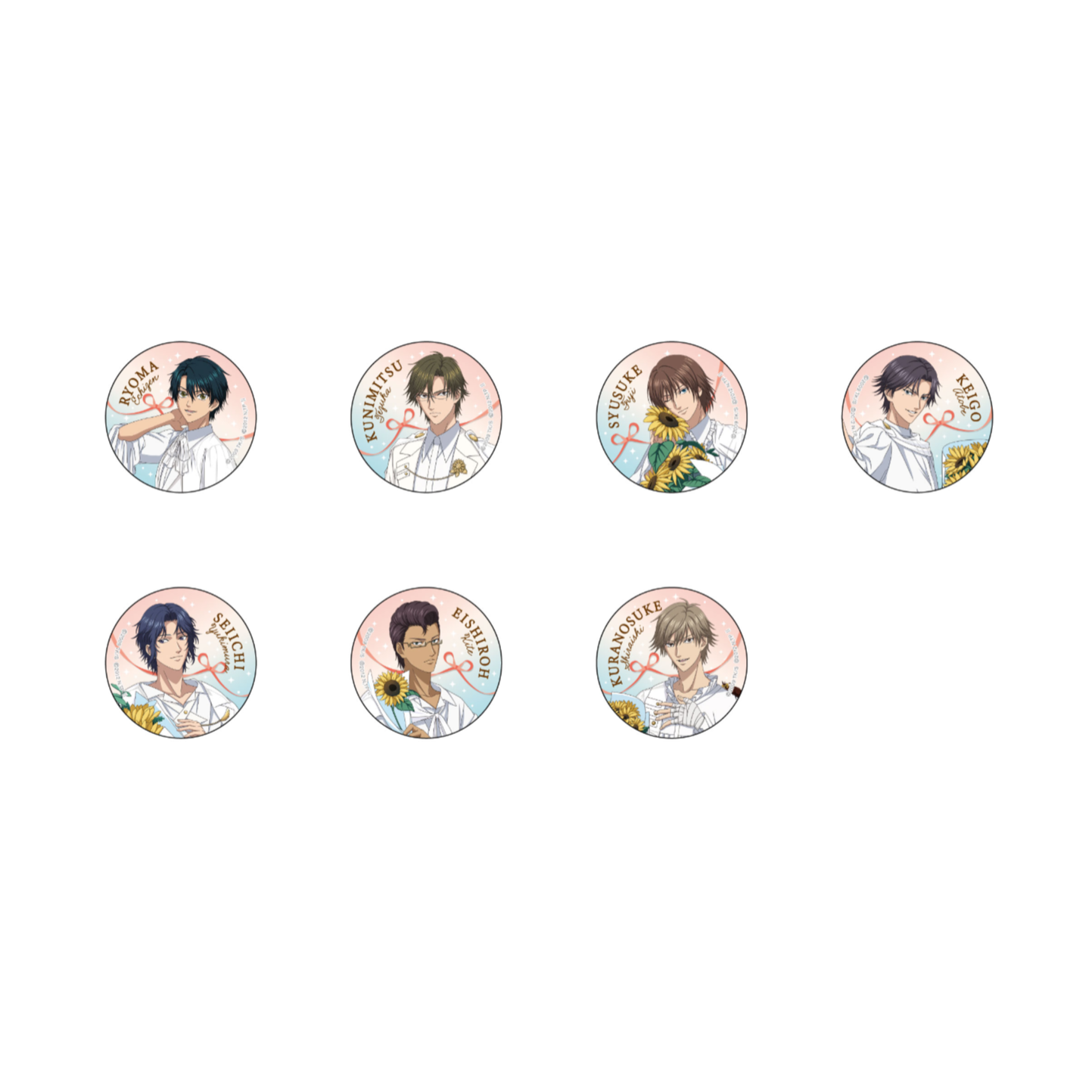 【拆盒】新网球王子 夏日情人节徽章 水枪拍立得 【盲盒】