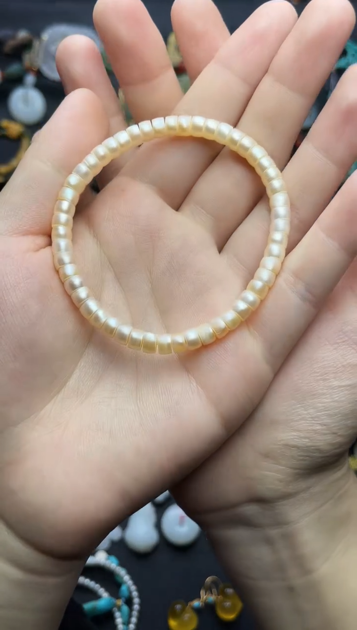 未镶嵌手串淡水珍珠珍珠直切手串06