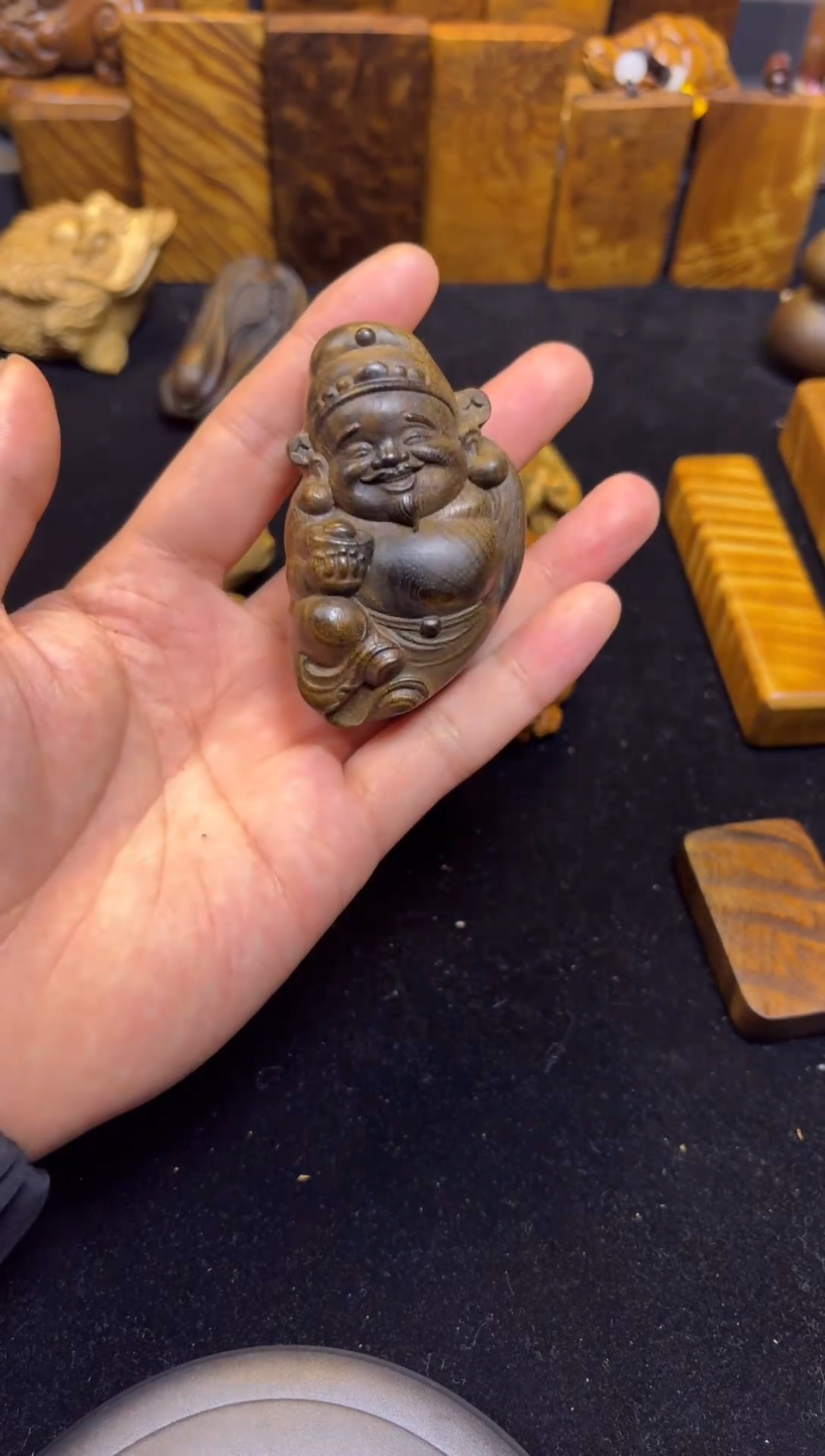 【闪购商品】楠木（金丝楠）其他财神爷79