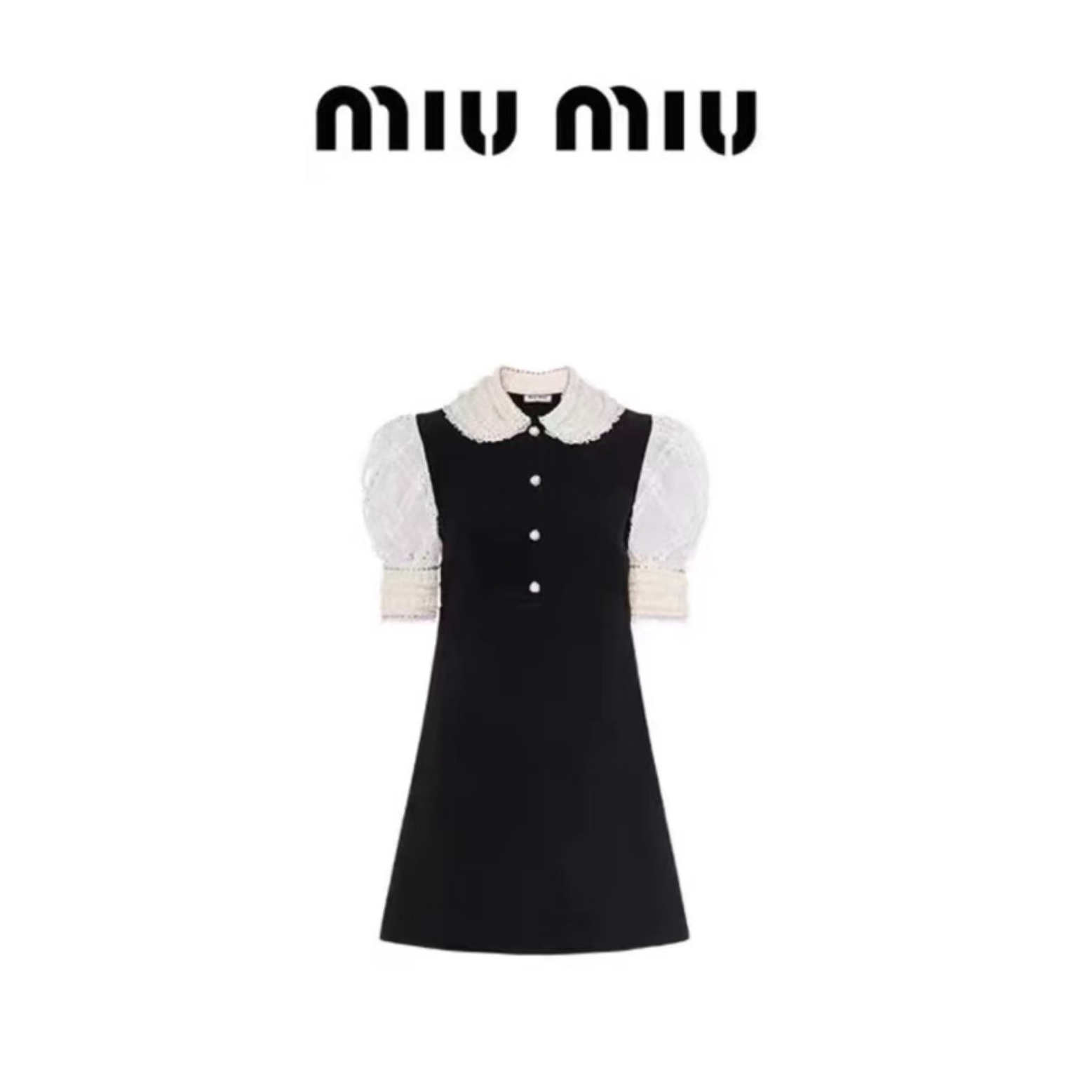 未使用 MIU MIU/缪缪 双双臻选/vv03432/缪缪连衣裙/38