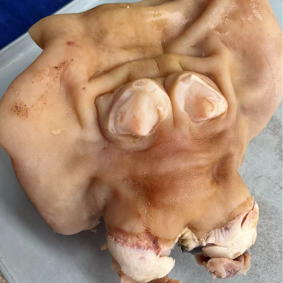 土黄牛去骨牛脚带皮带筋--现称（煮熟）