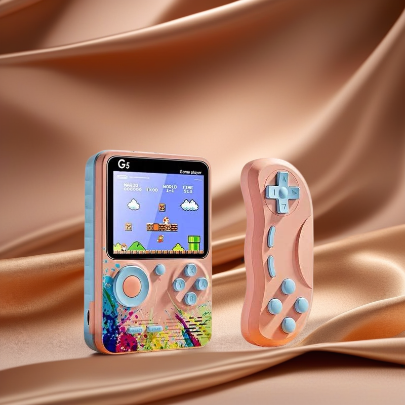 2025超火掌上500合1SUP复古经典儿童学生热卖玩具掌机配双人手柄