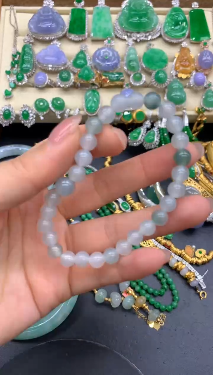 【闪购商品】翡翠手串未镶嵌33-中国好珍宝