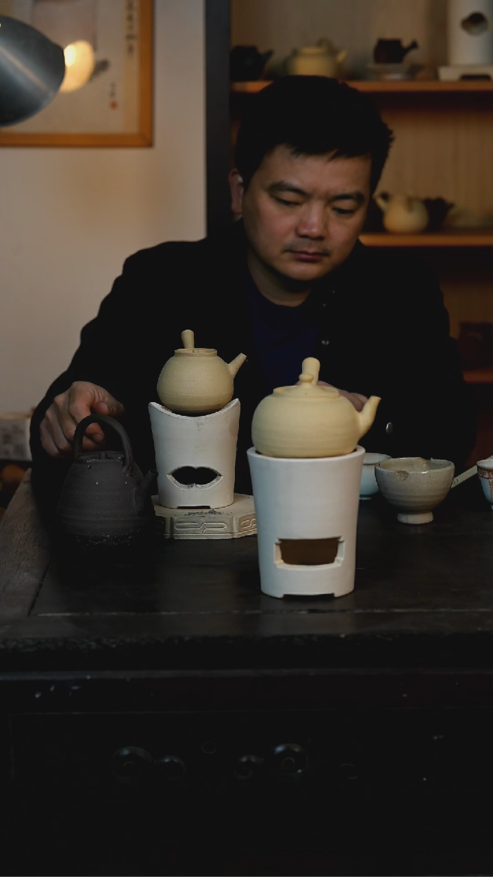 【闪购商品】白泥（一套）砂铫约300cc+炭炉送垫子