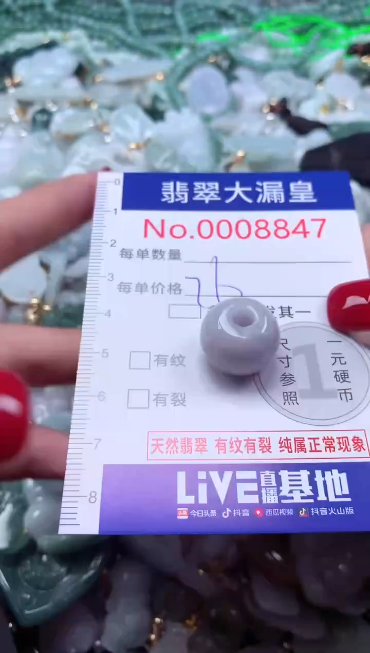 颈饰未镶嵌翡翠8847