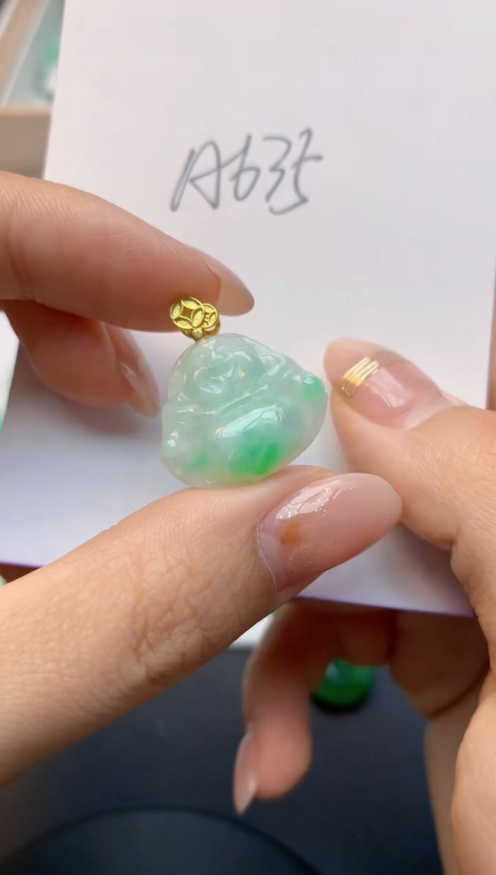 颈饰未镶嵌翡翠天然A货缅甸翡翠百元以上9元证书费自理