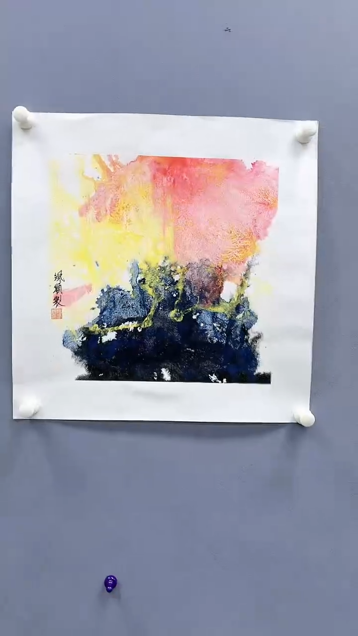 【闪购商品】绘画杨风顺绘画1平尺抽象