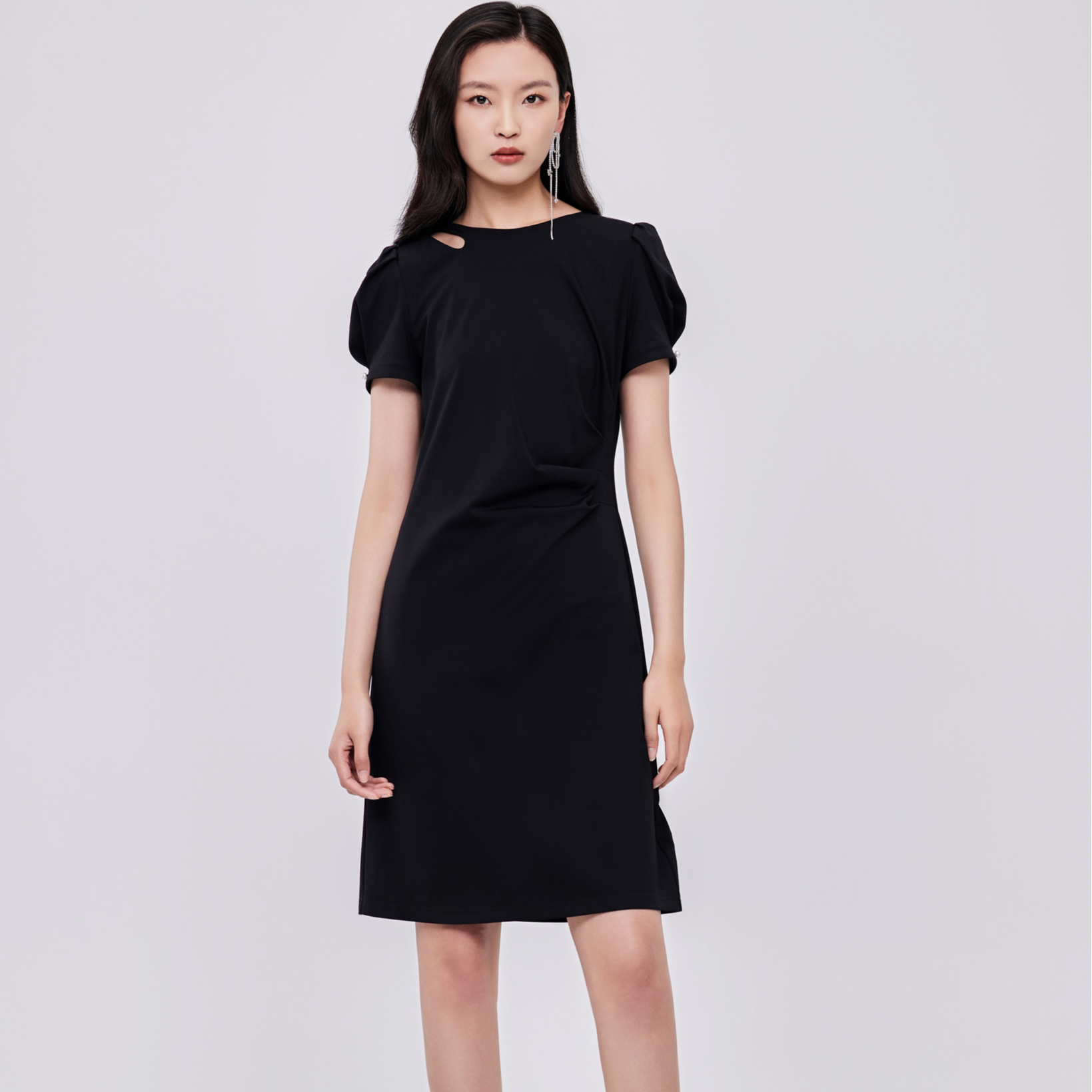 【佐色】时尚通勤修身连衣裙（323324981）