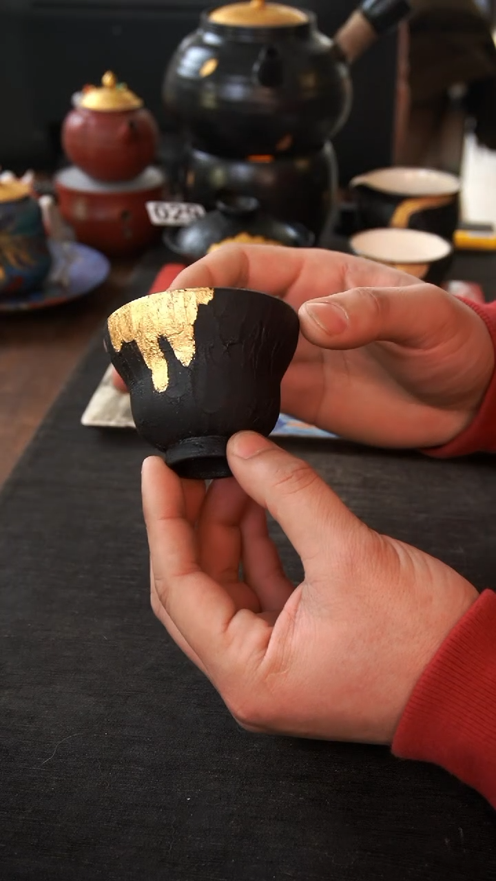 【闪购商品】其他043大漆金箔小康茶器小康茶器