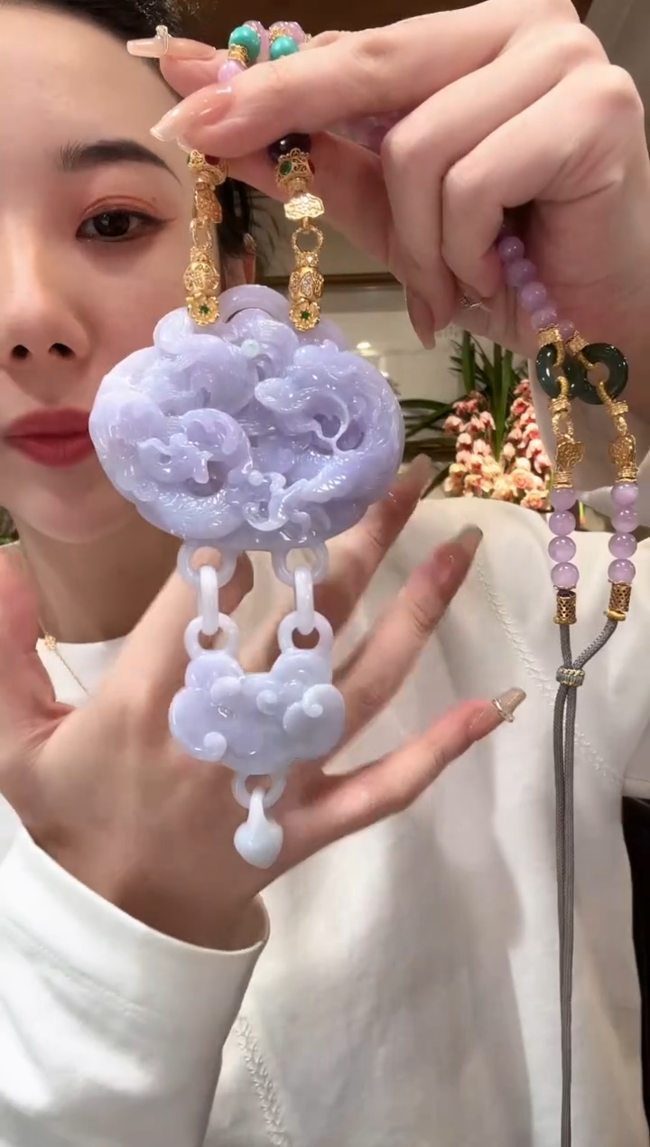 【闪购商品】翡翠颈饰未镶嵌国风