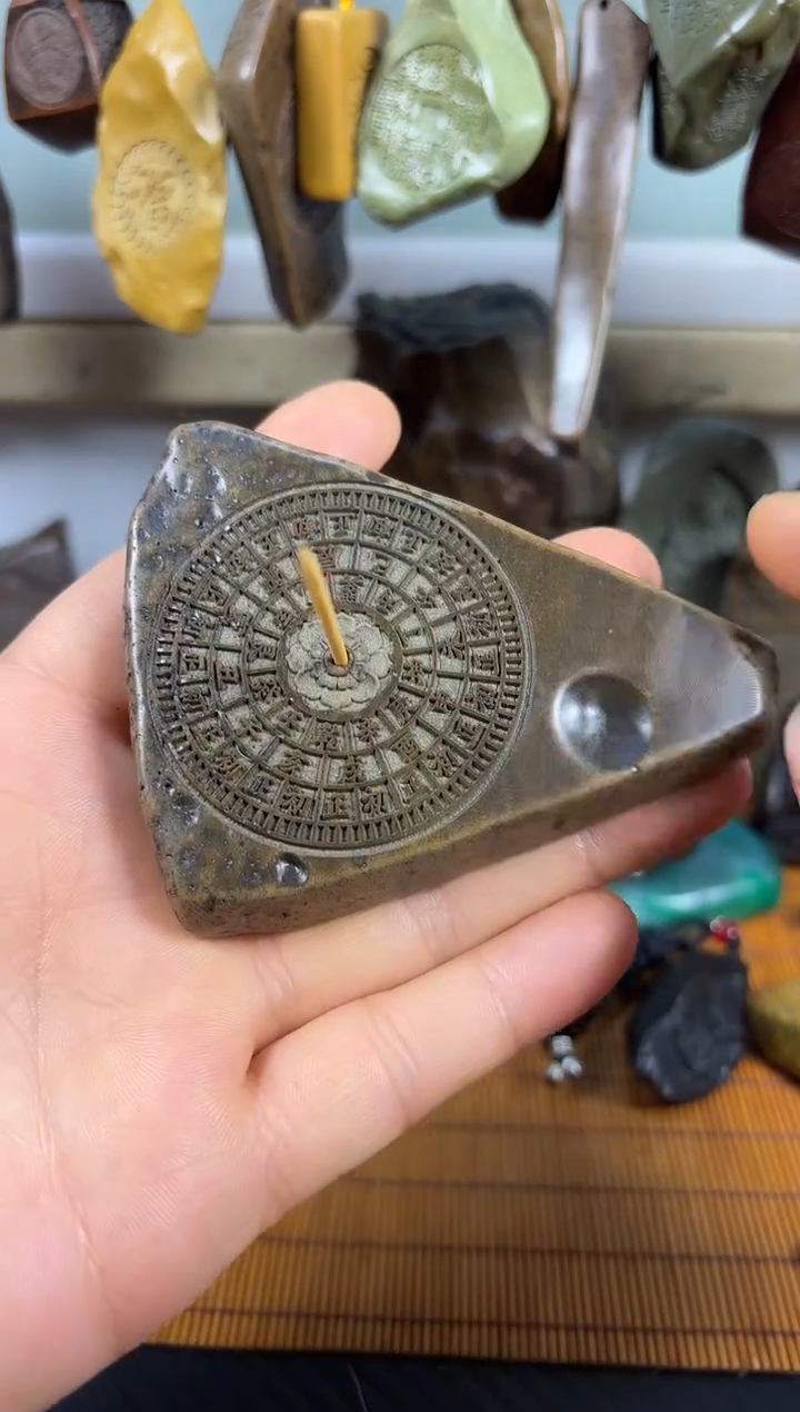 原石雕刻   默认打孔穿绳61