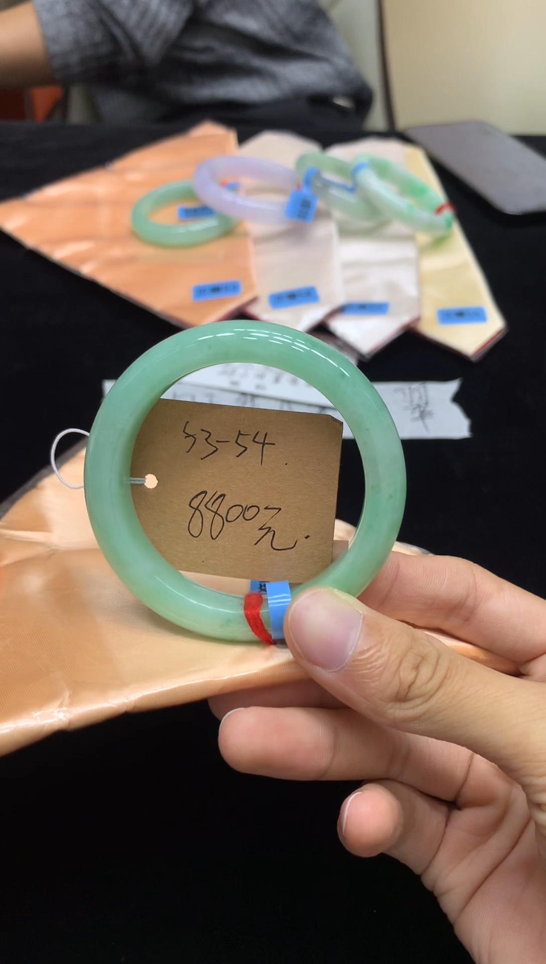 未镶嵌手镯翡翠53-54（48小时鉴赏期）