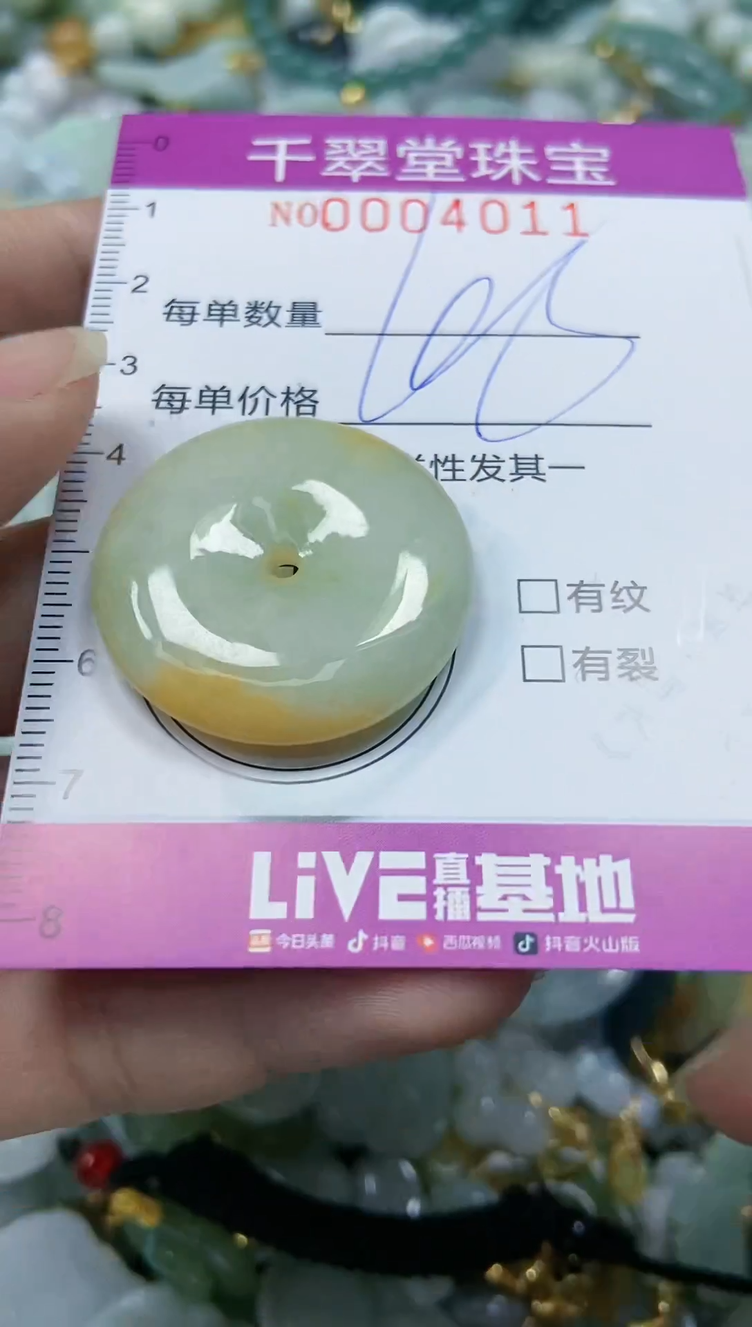 【闪购商品】翡翠颈饰未镶嵌闪购0004011