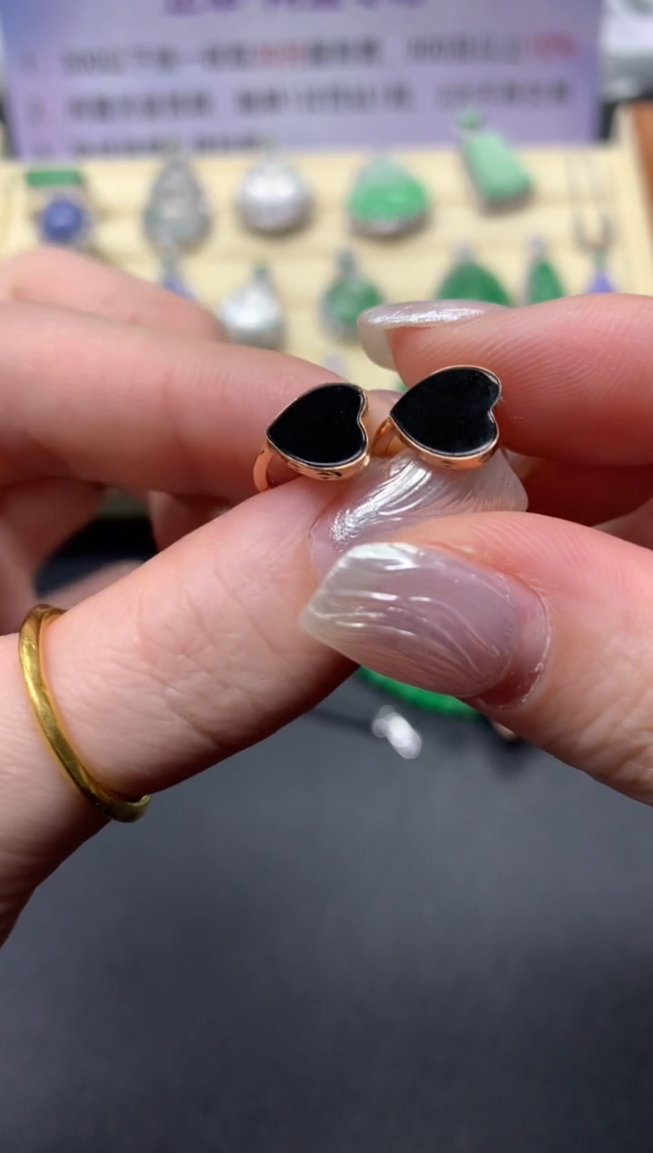 【闪购商品】翡翠耳饰18K金镶嵌耳饰|1200+120