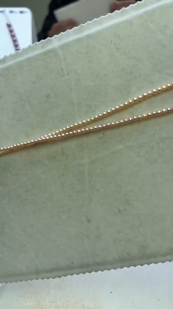 未镶嵌项链淡水珍珠中国红小米项链