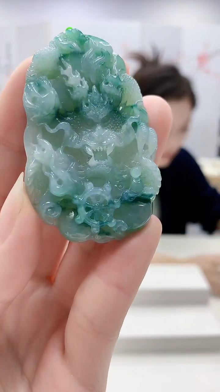 未镶嵌定制翡翠3099ry-毛货挂件74