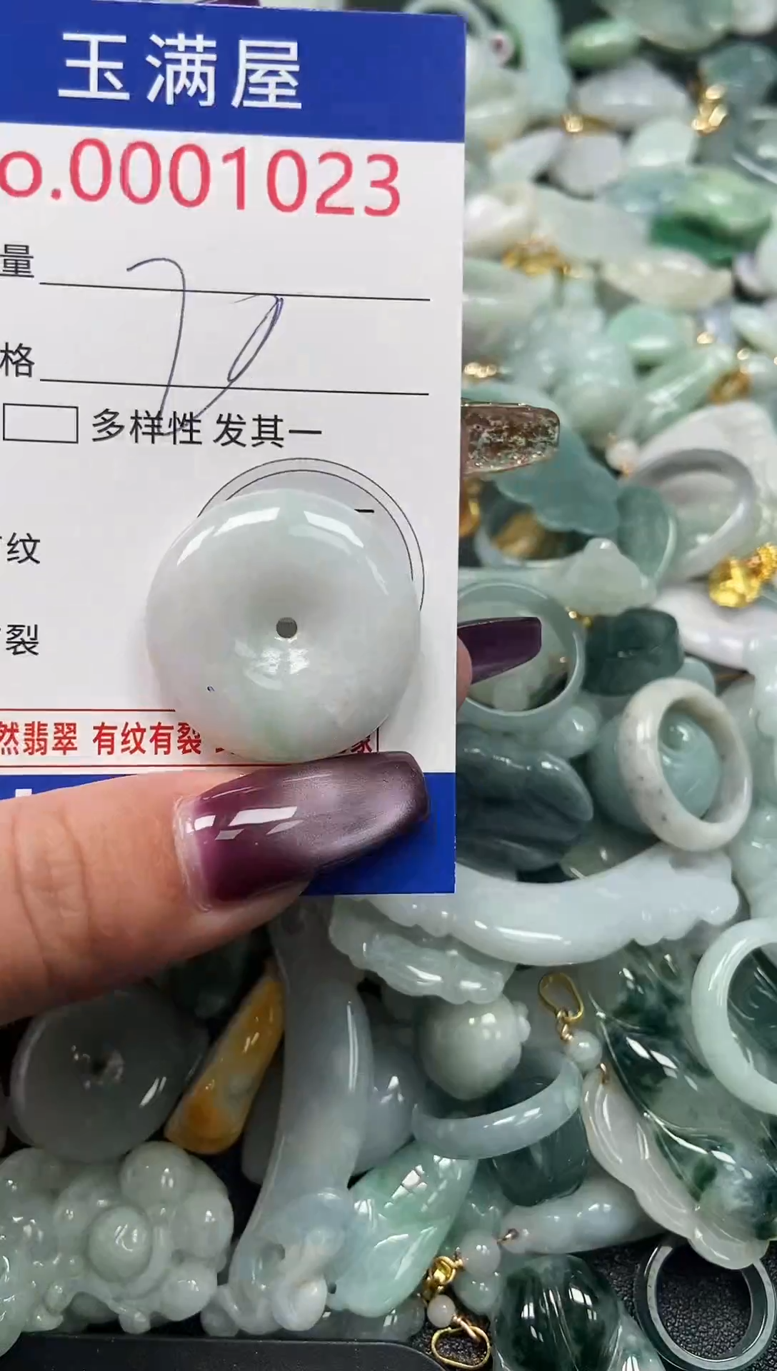 颈饰未镶嵌翡翠1023