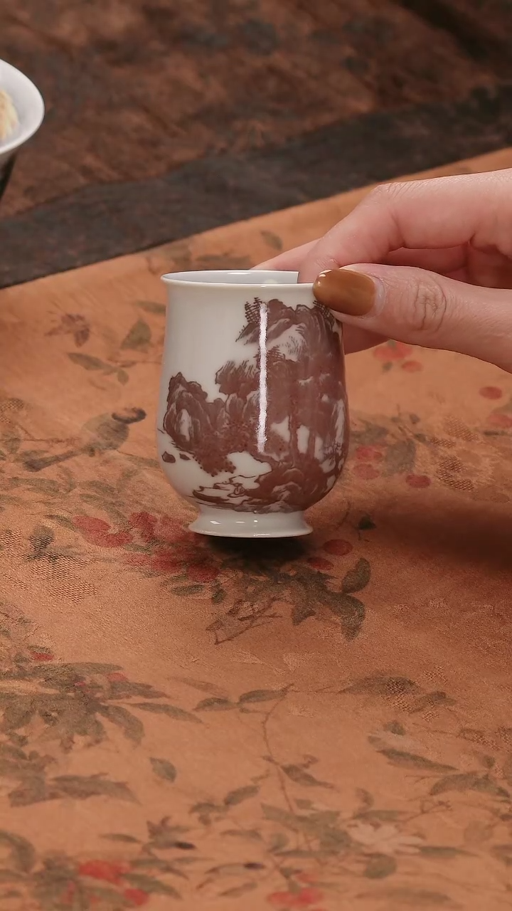 【闪购商品】冯公窑 山水闻香杯