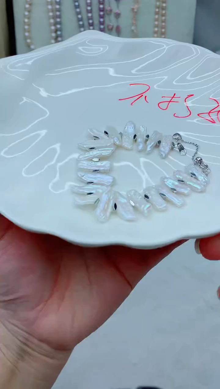 未镶嵌手绳淡水珍珠多样性发其一【非无瑕】