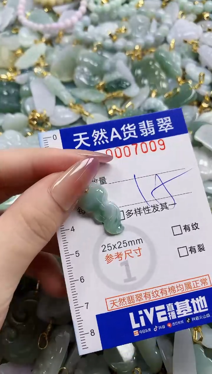 颈饰未镶嵌翡翠天然A货翡翠