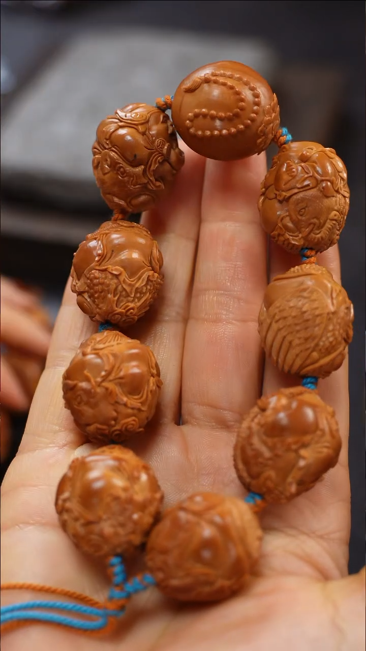 手串/手链橄榄核九林核雕文玩作品