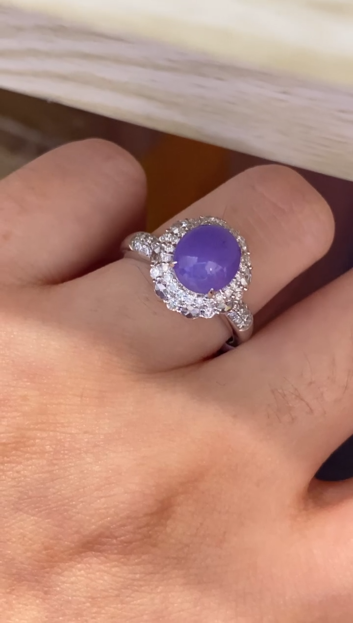 颈饰18K金镶嵌翡翠收到货48小时鉴赏期新年配饰（超时不退不换）