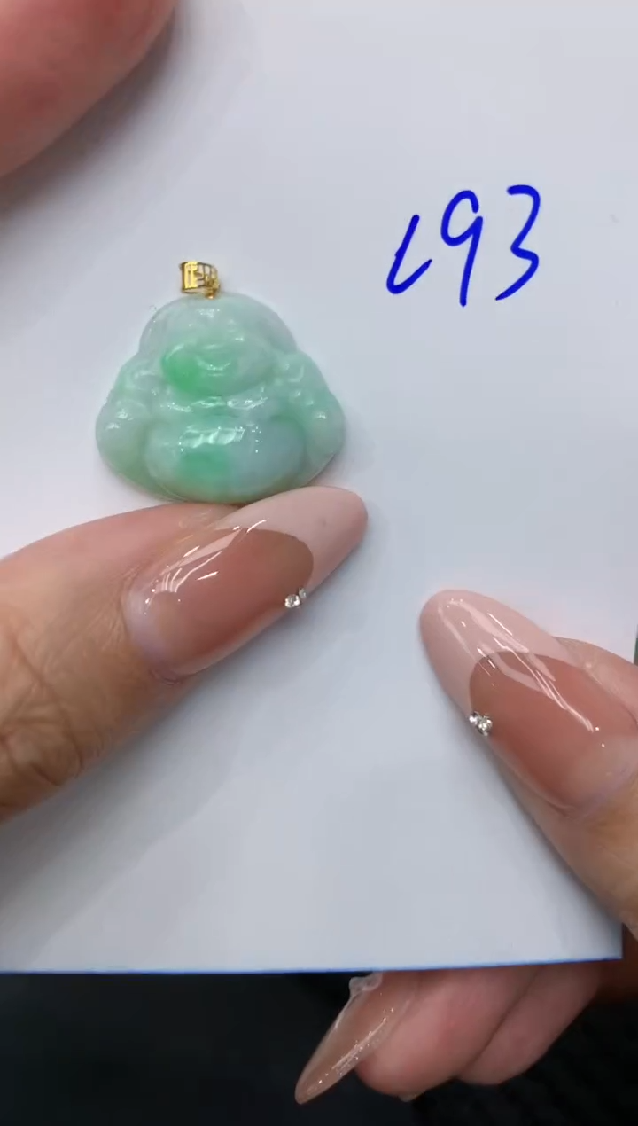 【闪购商品】翡翠颈饰18K金镶嵌111111111