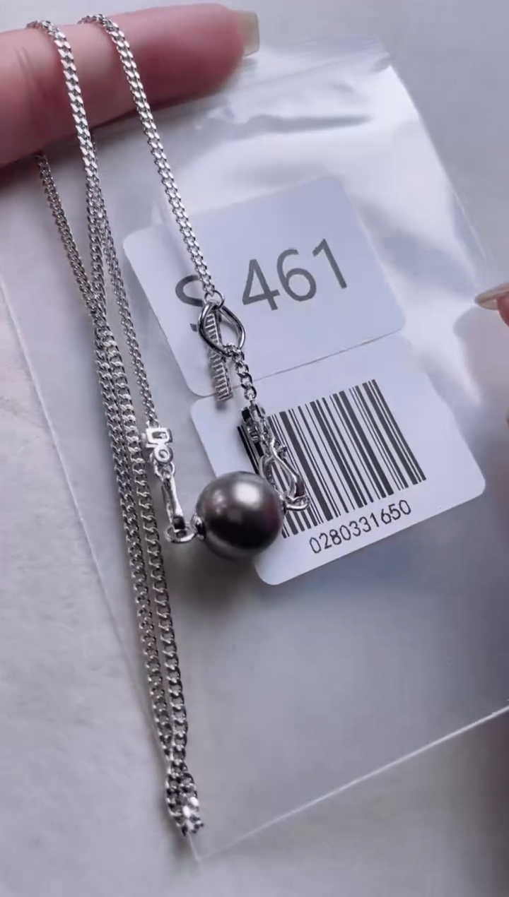 【闪购商品】海水珍珠套链银S925镶嵌S461
