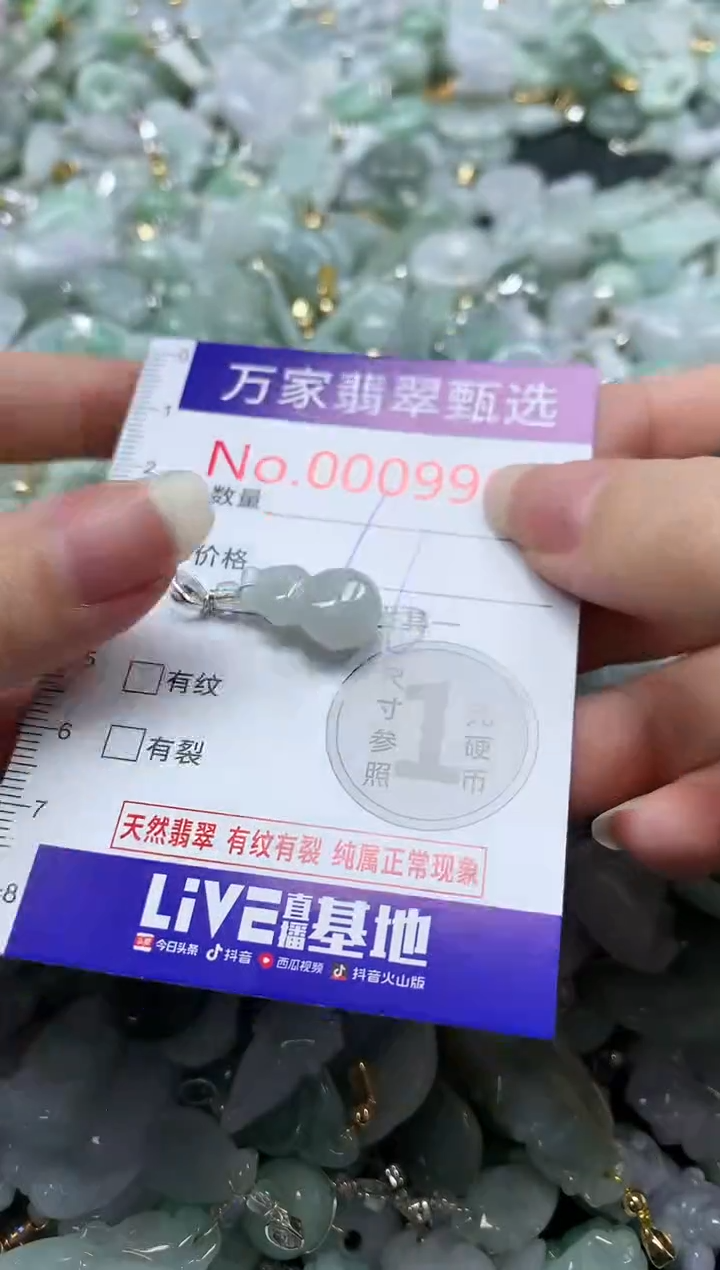 吊坠(不含链)未镶嵌翡翠9969