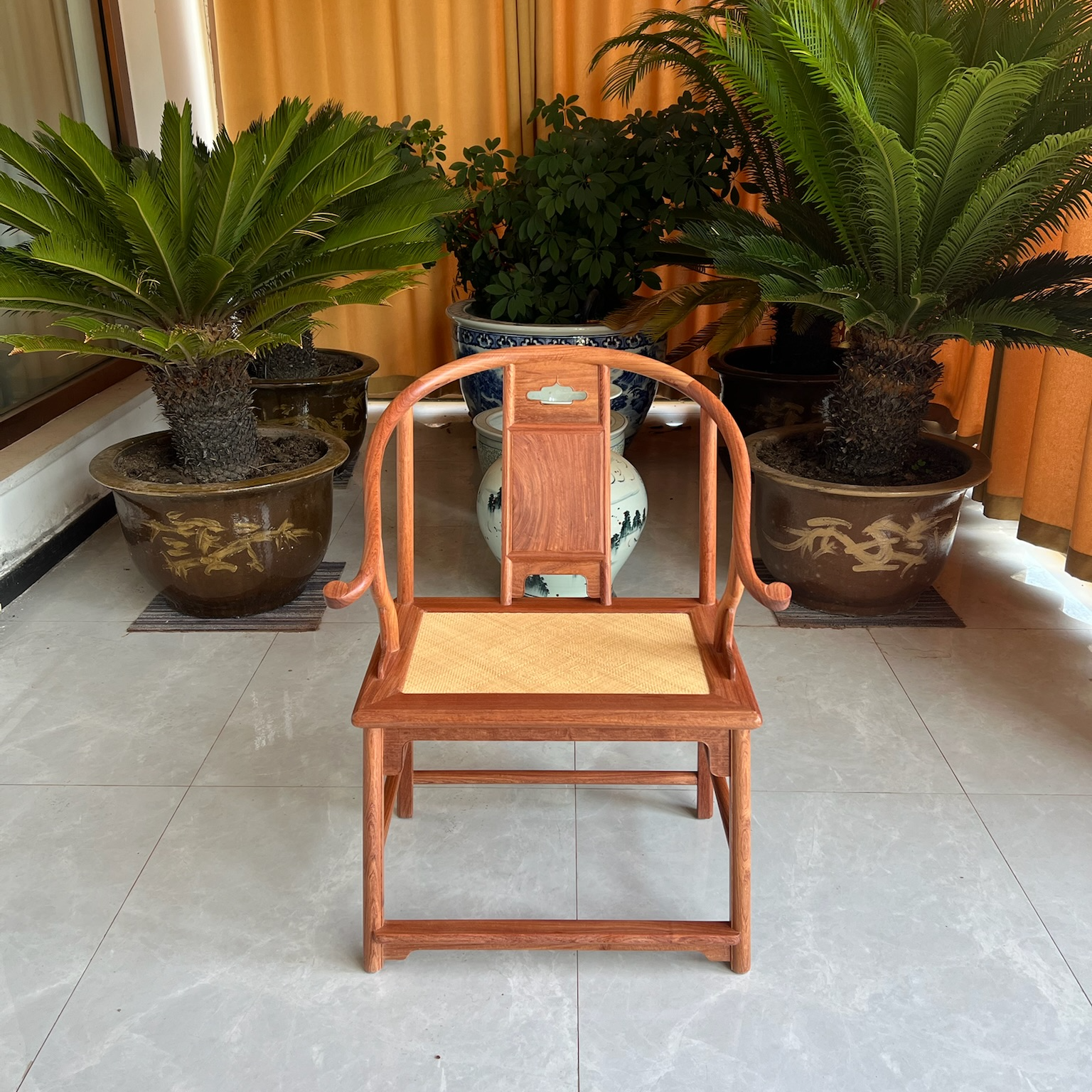 大果紫檀安思远圈椅