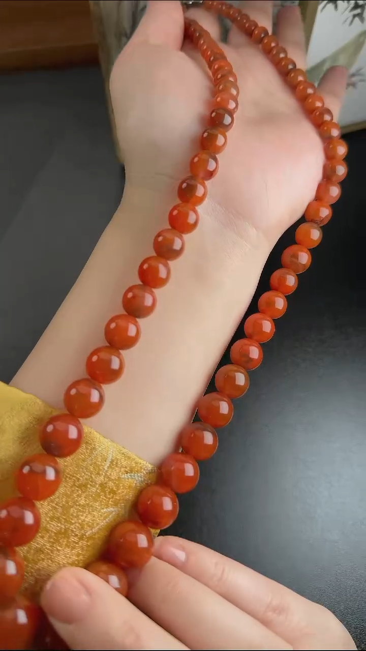 【闪购商品】南红玛瑙颈饰未镶嵌WY0213074塔链