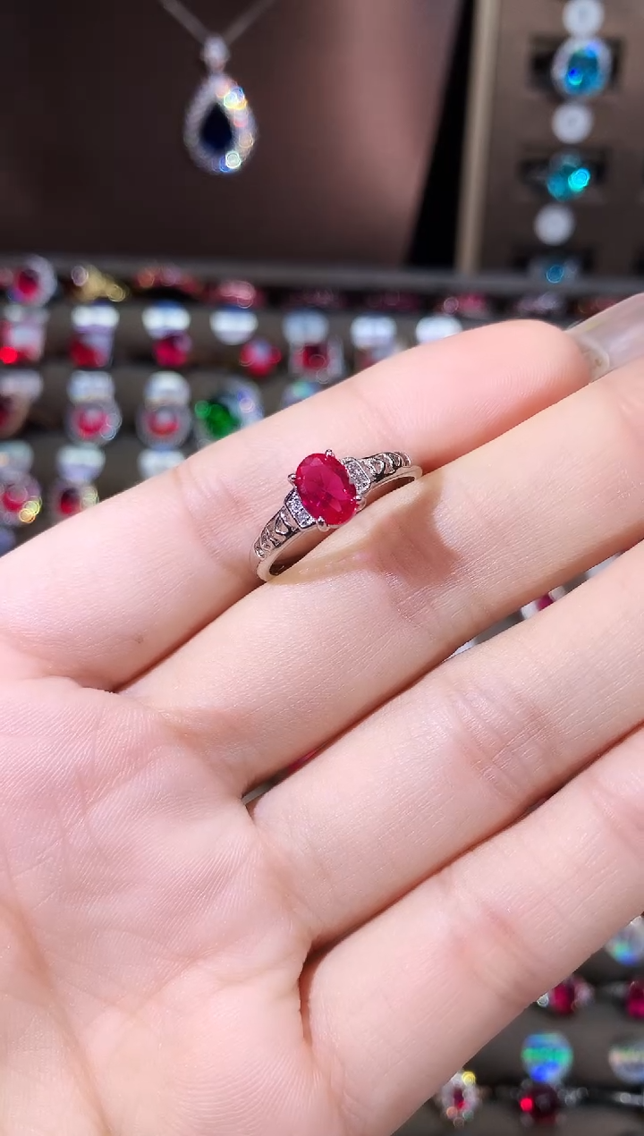 未镶嵌戒指红宝石57