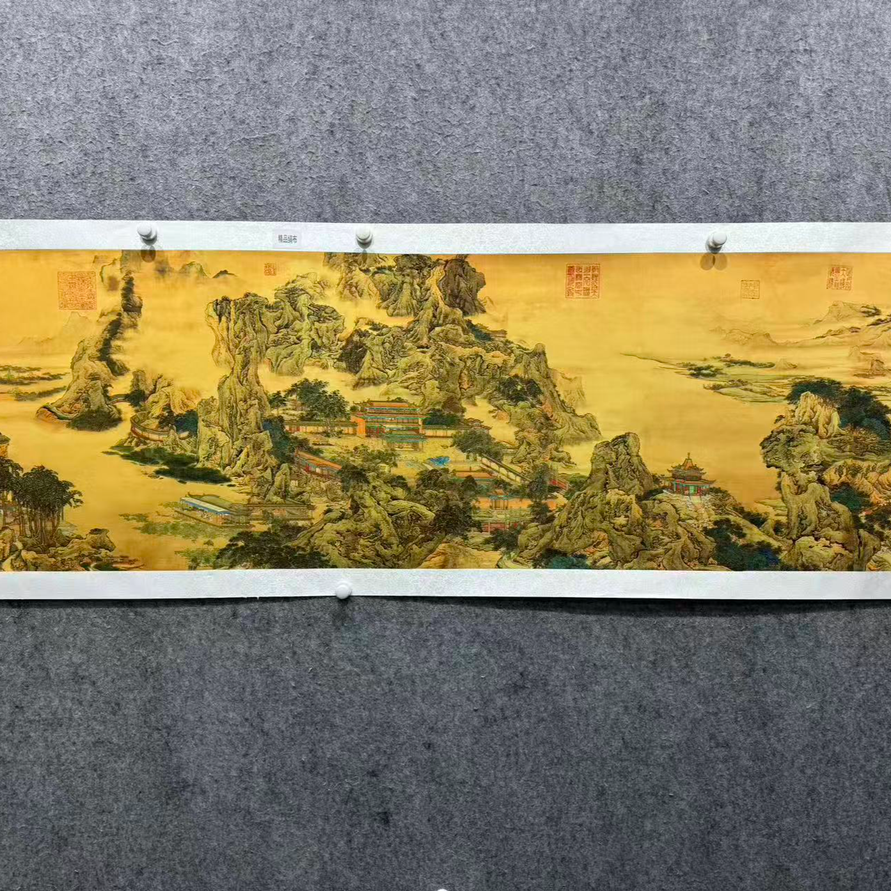 张传亭老师的精品绢本作品 宫图