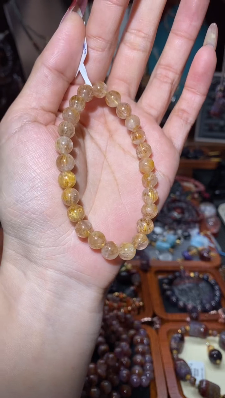 【闪购商品】水晶圆珠手串未镶嵌圆珠单圈