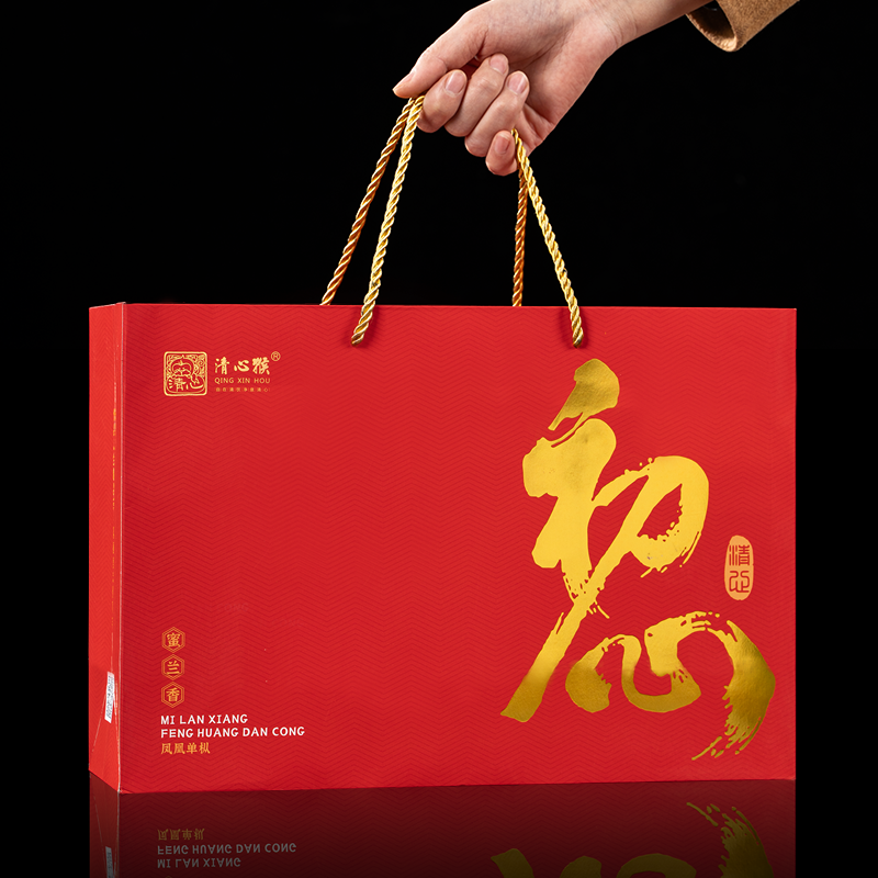 清心猴 初心蜜兰香凤凰单丛乌龙茶单枞高山茶高档茶礼盒装12泡*9g