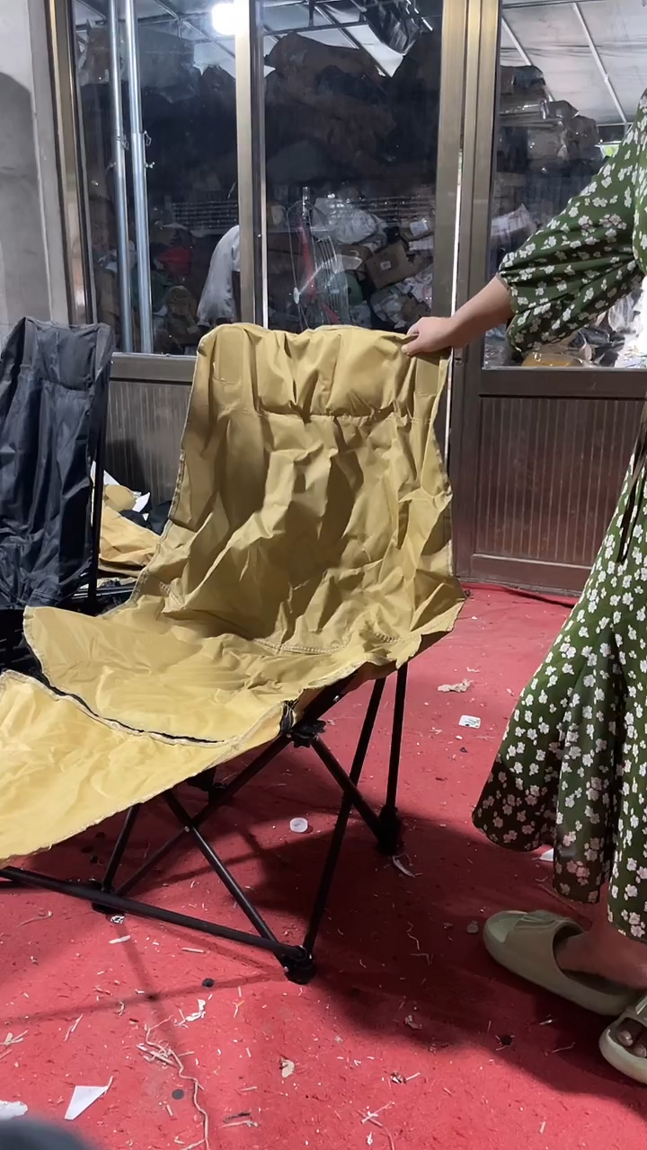 铁带腿托可调节高背 颜色随机一把