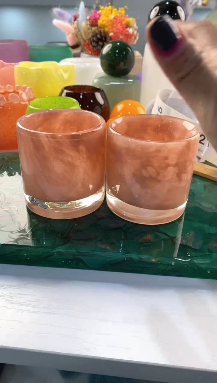 【闪购商品】琉璃慕忆家花瓶一对